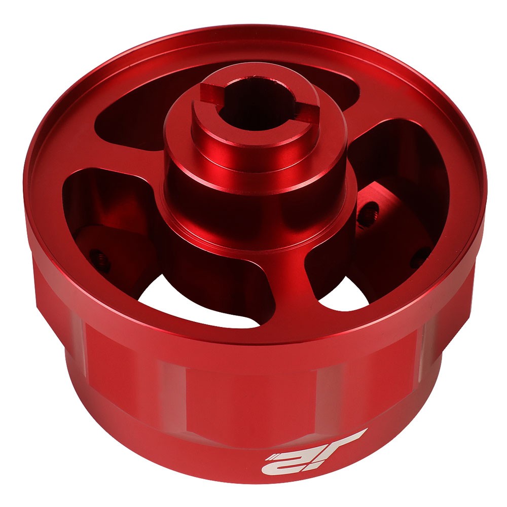 92-96 Prelude J2 Red 6-Bolt Steering Wheel Hub Adapter