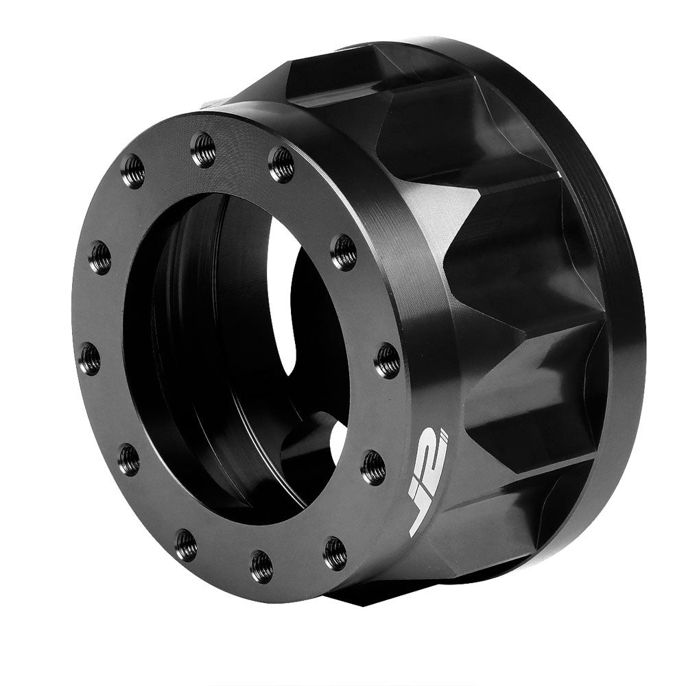90-93 Integra J2 Black 6-Bolt Steering Wheel Hub Adapter