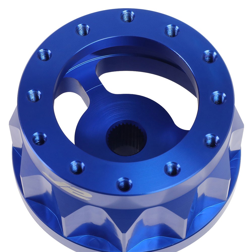 88-91 Civic J2 Blue 6-Bolt Steering Wheel Hub Adapter