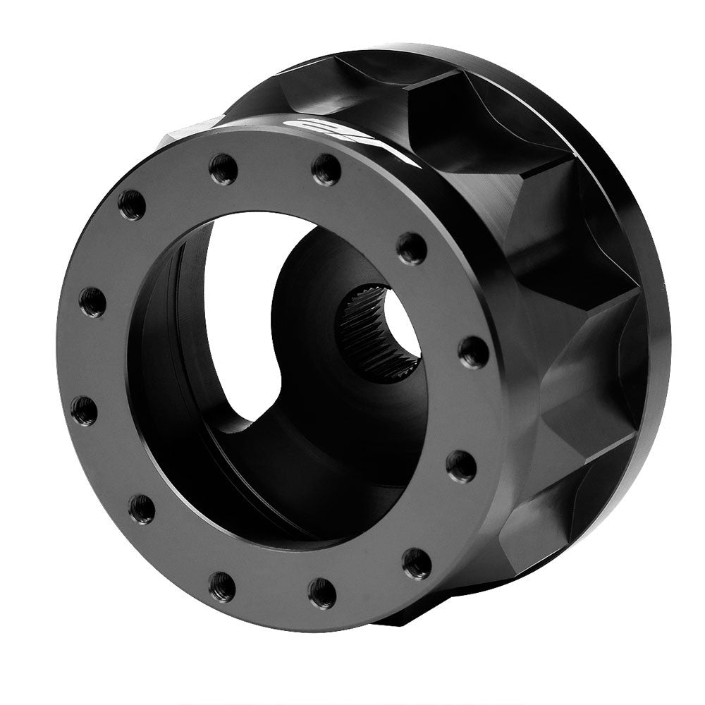 90-20 MX-5 Miata J2 Black 6-Bolt Steering Wheel Hub Adapter