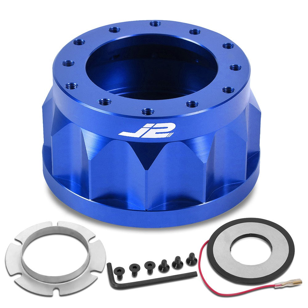 94-16 Accent J2 Blue 6-Bolt Steering Wheel Hub Adapter