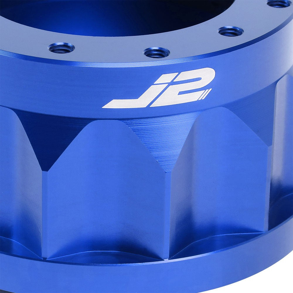 94-16 Accent J2 Blue 6-Bolt Steering Wheel Hub Adapter