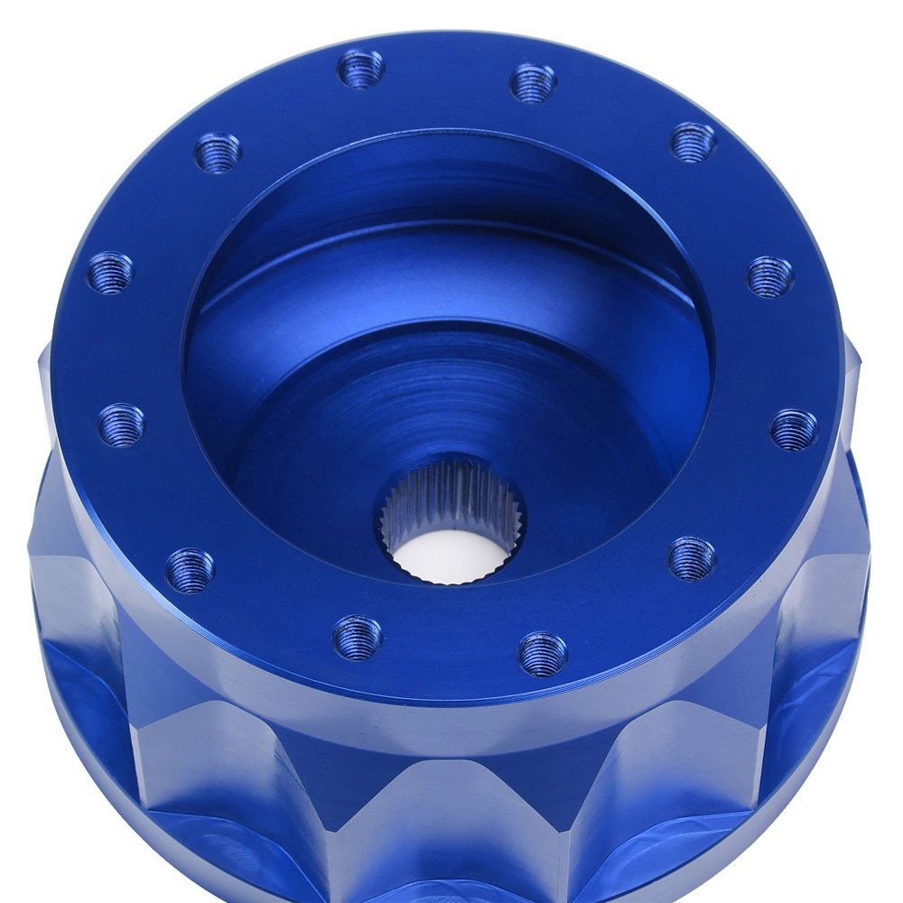 94-16 Accent J2 Blue 6-Bolt Steering Wheel Hub Adapter