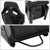 J2 J2-RS-001-GY Fixed Position Bucket Racing Seat w/Slider Black/Grey J2-RS-001-GY