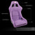 J2 J2-RS-004-PP Large Fixed Bucket Racing Seat w/Slider Purple J2-RS-004-PP