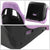 J2 J2-RS-004-PP Large Fixed Bucket Racing Seat w/Slider Purple J2-RS-004-PP