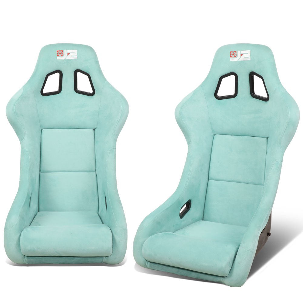 J2 J2-RS-005-LB Medium Fixed Bucket Racing Seat w/Slider Lake Blue J2-RS-005-LB