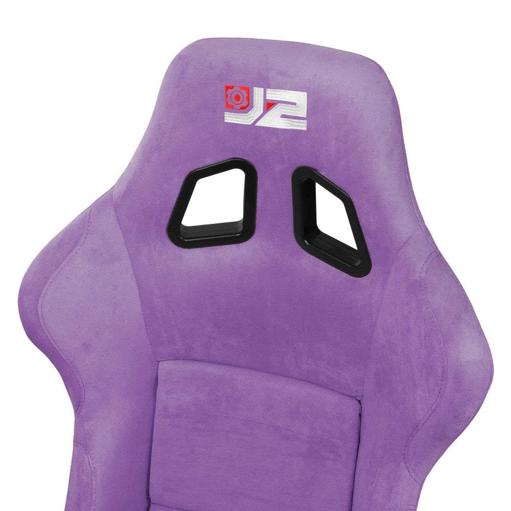 J2 J2-RS-005-PP Medium Fixed Bucket Racing Seat w/Slider Purple J2-RS-005-PP