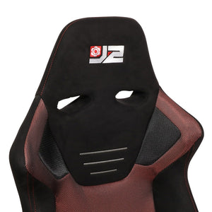 J2 J2-RS-006-RD Reclineable Racing Seat w/Slider Black/Blue J2-RS-006-RD