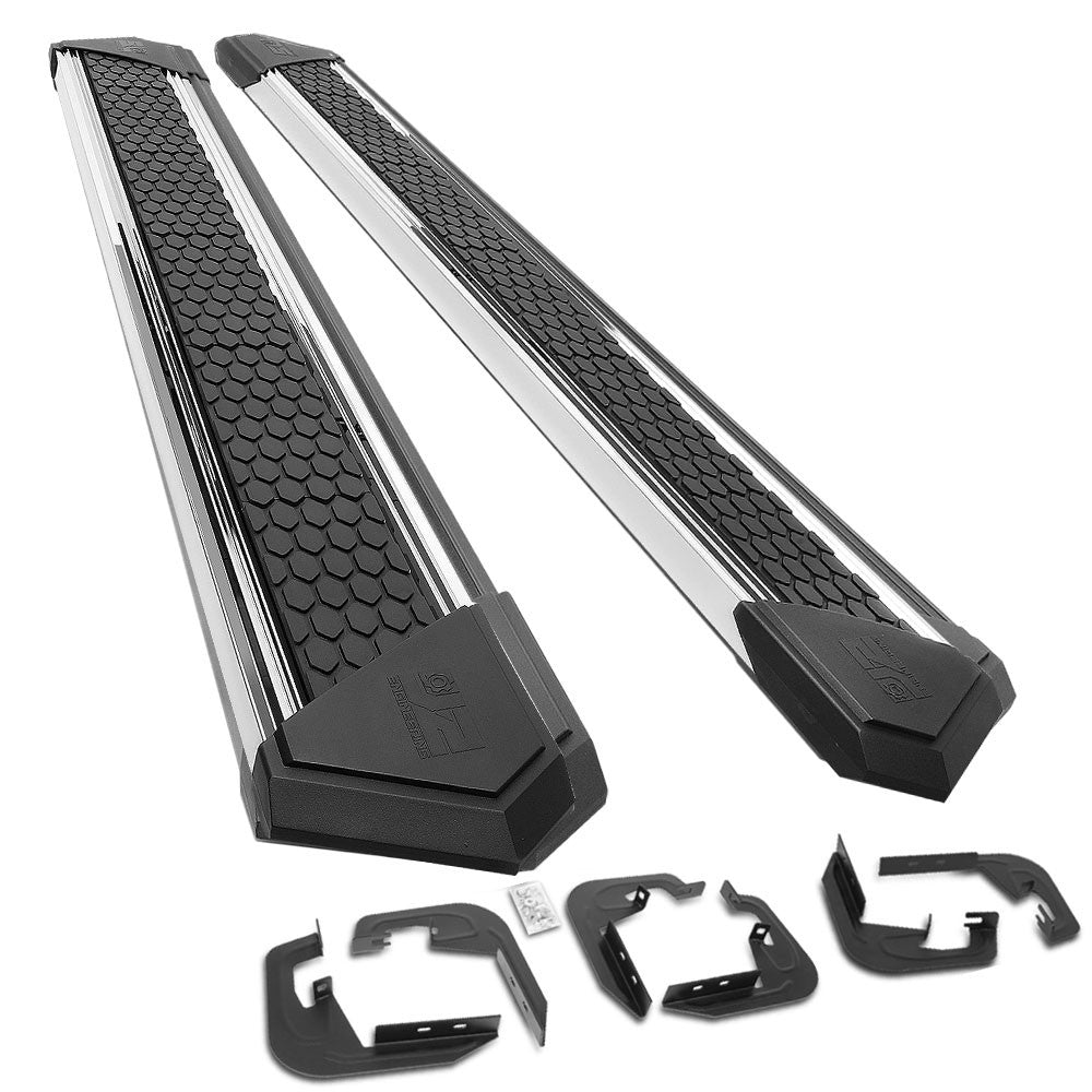 Metal J2 Honeycomb Pad Running Board Nerf Bar 07-18 Sierra 1500 Extended Cab J2-STEPB-ZTL-8253-SS