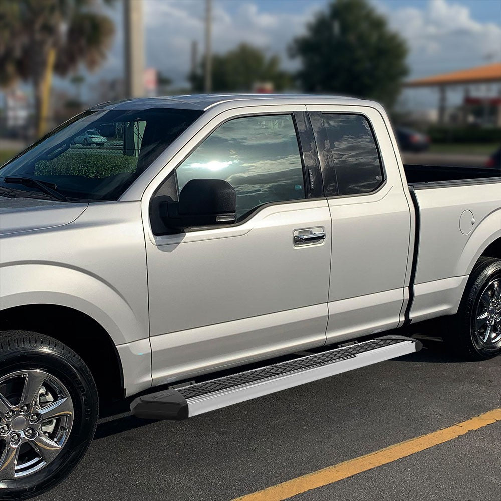 Metal J2 Honeycomb Pad Running Board Nerf Bar 15+ Ford F-150 Extended Cab J2-STEPB-ZTL-8256-SS
