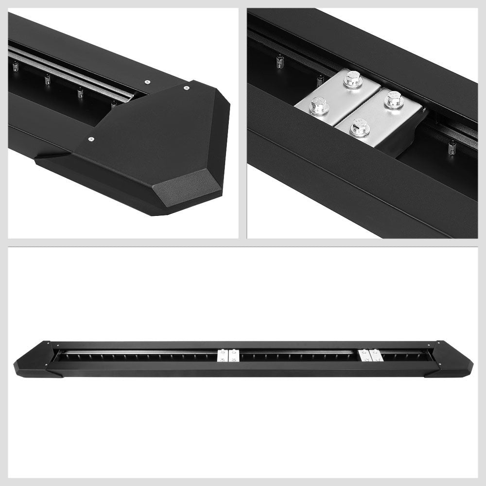 Black J2 Honeycomb Pad Running Board Nerf Bar 09-18 Ram/19+ Classic Crew Cab J2-STEPB-ZTL-8257-SSBK