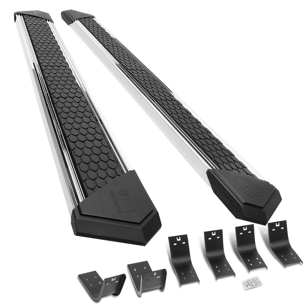 Metal J2 Honeycomb Pad Running Board Nerf Bar 09-18 Ram 1500 Extended Cab J2-STEPB-ZTL-8258-SS