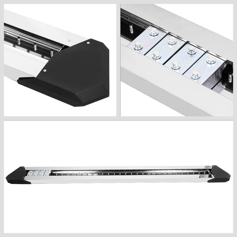 Metal J2 Honeycomb Pad Running Board Nerf Bar 09-18 Ram 1500 Extended Cab J2-STEPB-ZTL-8258-SS