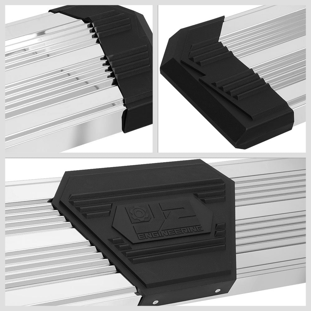 Metal J2 Wide Pleated Running Board Nerf Bar 07-18 Sierra 1500 Extended Cab J2-STEPB-ZTL-8260-SS