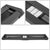 Black J2 Wide Pleated Running Board Nerf Bar 19+ Silverado/Sierra Crew Cab J2-STEPB-ZTL-8261-SSBK