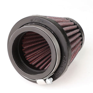 K&N Clamp-On 2" Inlet Round Tapered Cone RU-2580 Cotton Gauze Air Intake Filter-Filter-BuildFastCar
