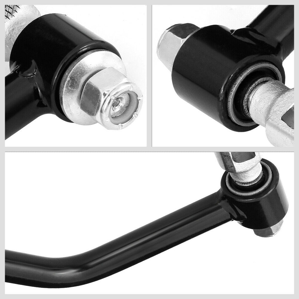 Black Steel Front Upper+Lower Control Arms Suspension Kit For 74-78 Mustang II