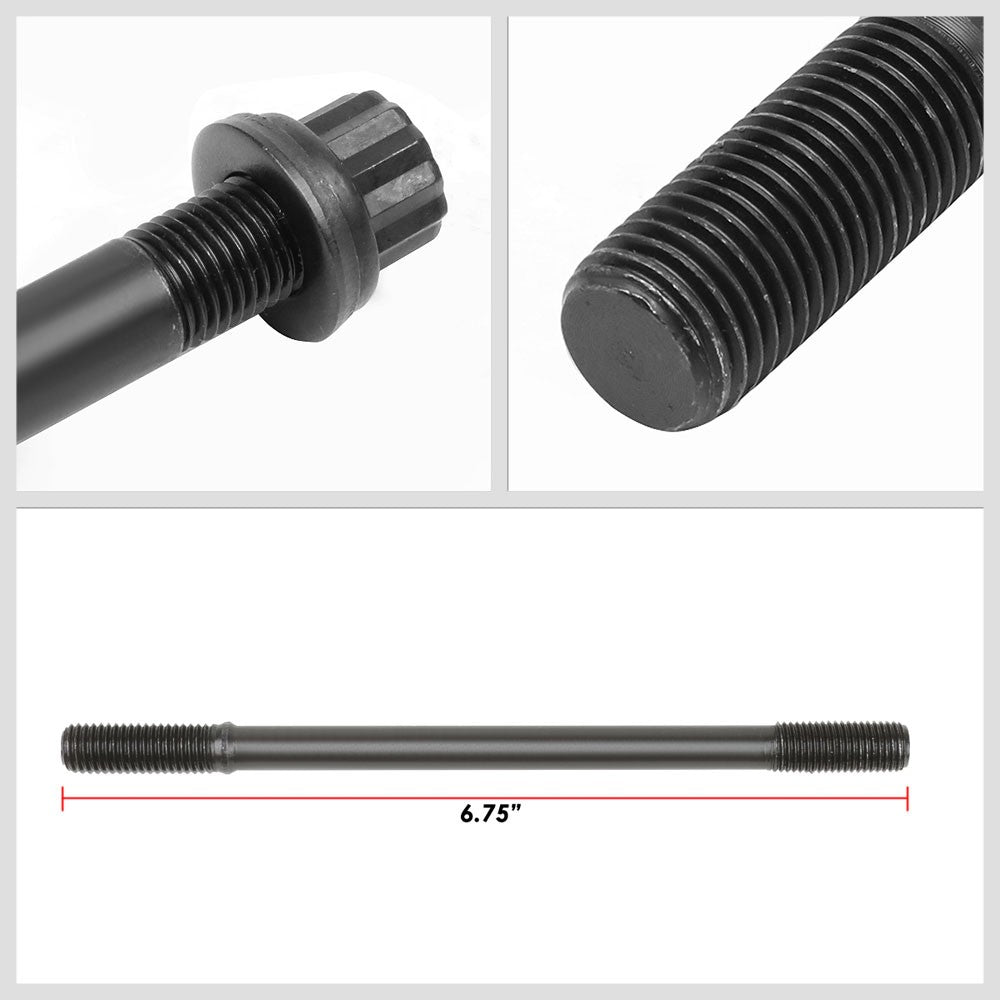 BFC 12-Point Cylinder Head Studs bolts For 91-01 Nissan Sentra SE SER 2.0L