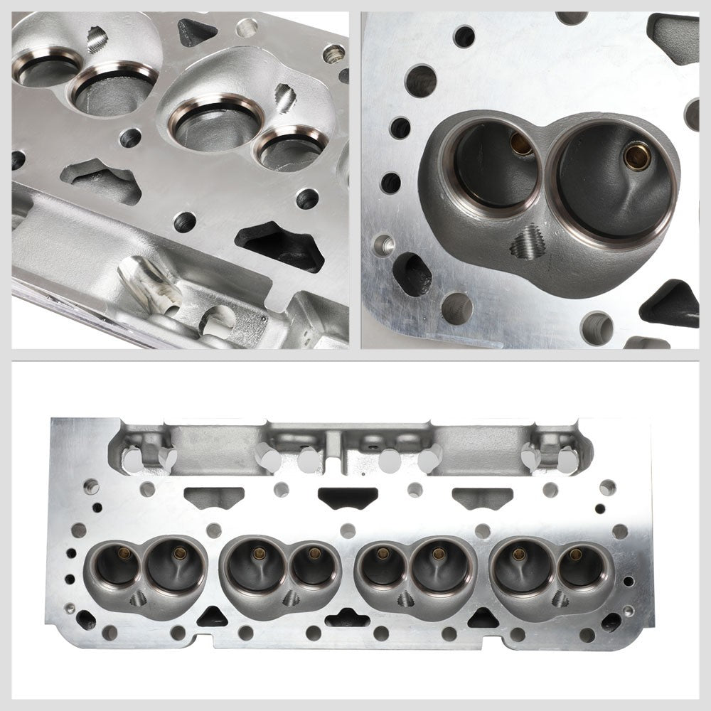 Aluminum Angled Cylinder Head For Small Block Chevrolet SBC 302/327/350/383/400