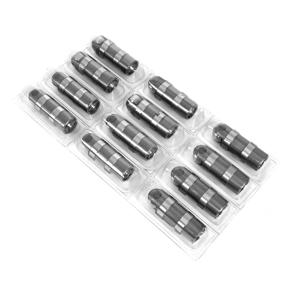 12PCs Steel Hydraulic Roller Lifters For 97-08 Ford 150 4.2L/92-07 Taurus 3.0L