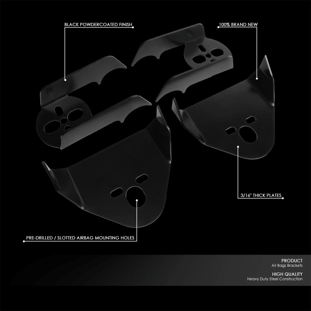 Rear Upper & Lower T2 Air Ride Spring Mount Bracket 2500 2600 Air Bags 91-1002