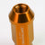 Orange Aluminum M12x1.50 50mm Tall Open Knurl Acorn Tuner 20x Conical Lug Nuts-Accessories-BuildFastCar