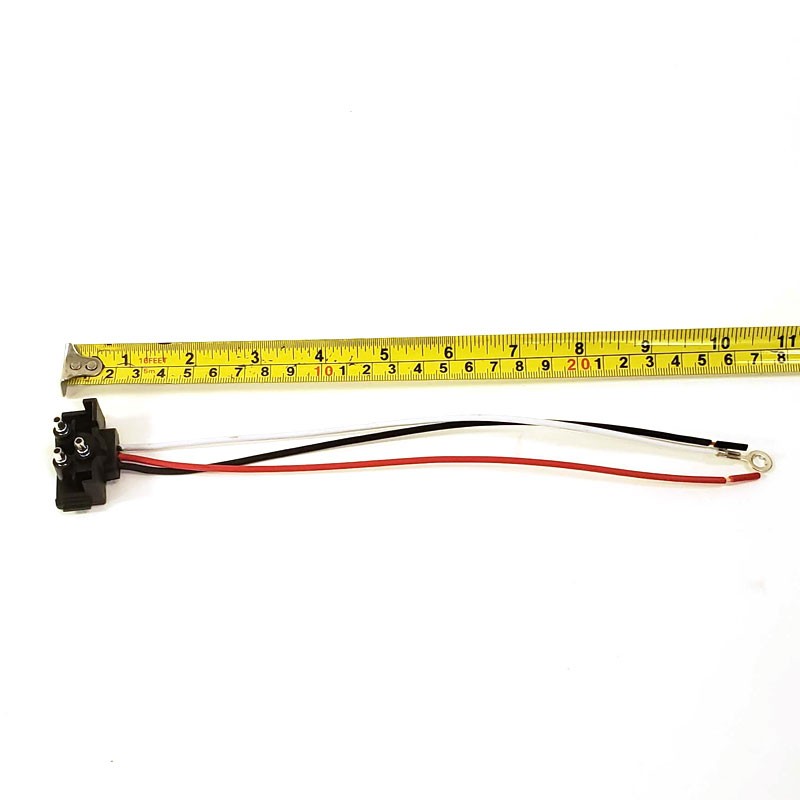 10xWiring Harness Right Angle Double Contact 9" 3 Prong Caution Light Pigtail-Truck & Trailer Parts-BuildFastCar