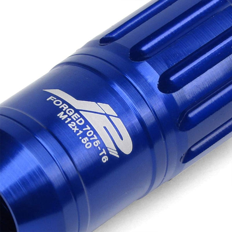 J2 Blue Open End Acorn Tuner M12 x 1.50 20MM OD/50MM 16 Lug Nuts+4 Lock Nuts-Car & Truck Wheels-BuildFastCar