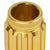 J2 Gold Open End Acorn Tuner M12 x 1.50 20MM OD/50MM 16 Lug Nuts+4 Lock Nuts-Car & Truck Wheels-BuildFastCar