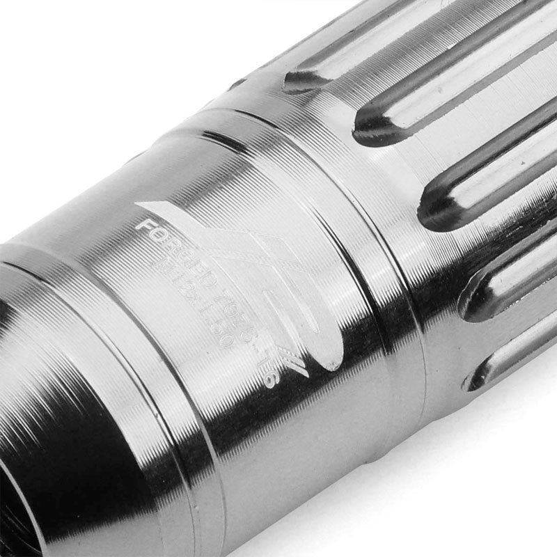 J2 Silver Open End Acorn Tuner M12 x 1.50 20MM OD/50MM 16 Lug Nuts+4 Lock Nuts-Car & Truck Wheels-BuildFastCar