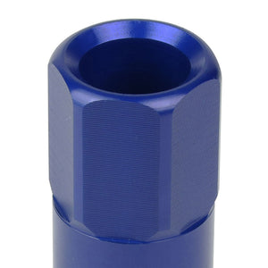 J2 Aluminum Blue Open End Acorn Tuner Lug Nuts Conical Seat M12x1.25 T7-003-Car & Truck Wheels-BuildFastCar