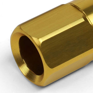 J2 Aluminum Gold Open End Acorn Tuner M12 x 1.50 20MM OD/60MM Height Lug Nuts-Car & Truck Wheels-BuildFastCar