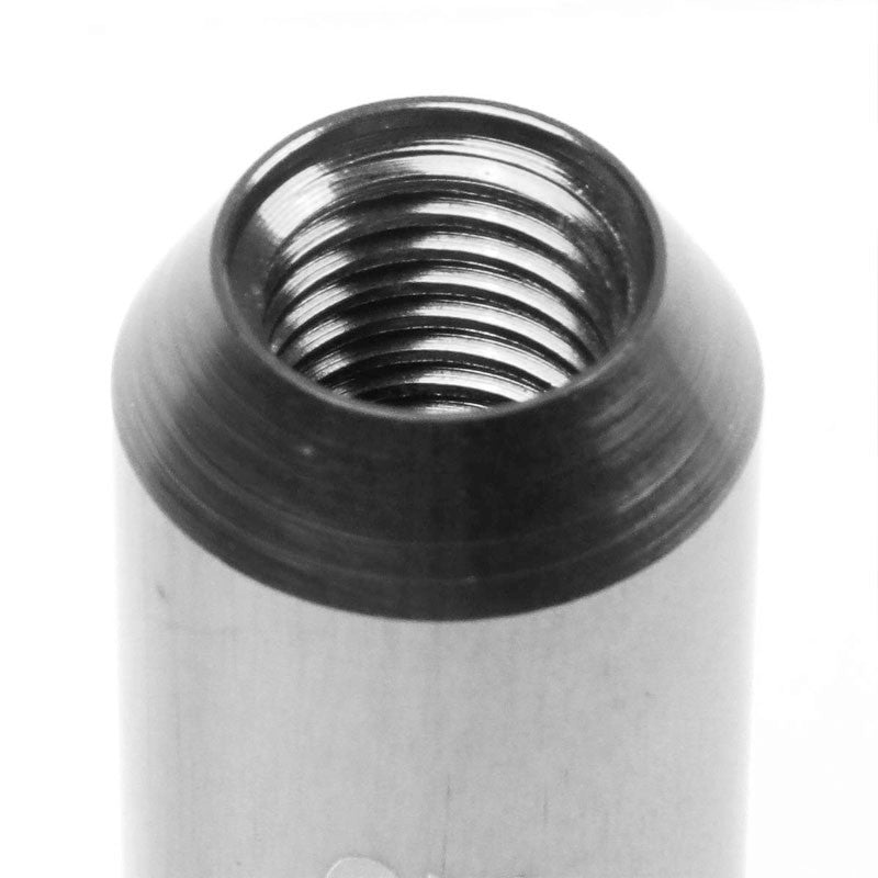 J2 Aluminum Silver Open End Acorn Tuner M12 x 1.50 20MM OD/60MM Height Lug Nuts-Car & Truck Wheels-BuildFastCar