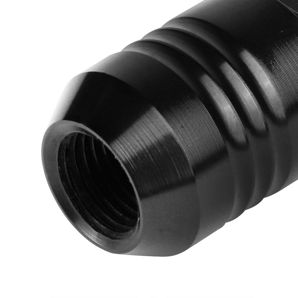 J2 Aluminum Black Close End Acorn Tuner Lug Nuts Conical Seat M12x1.25 T7-007-Car & Truck Wheels-BuildFastCar