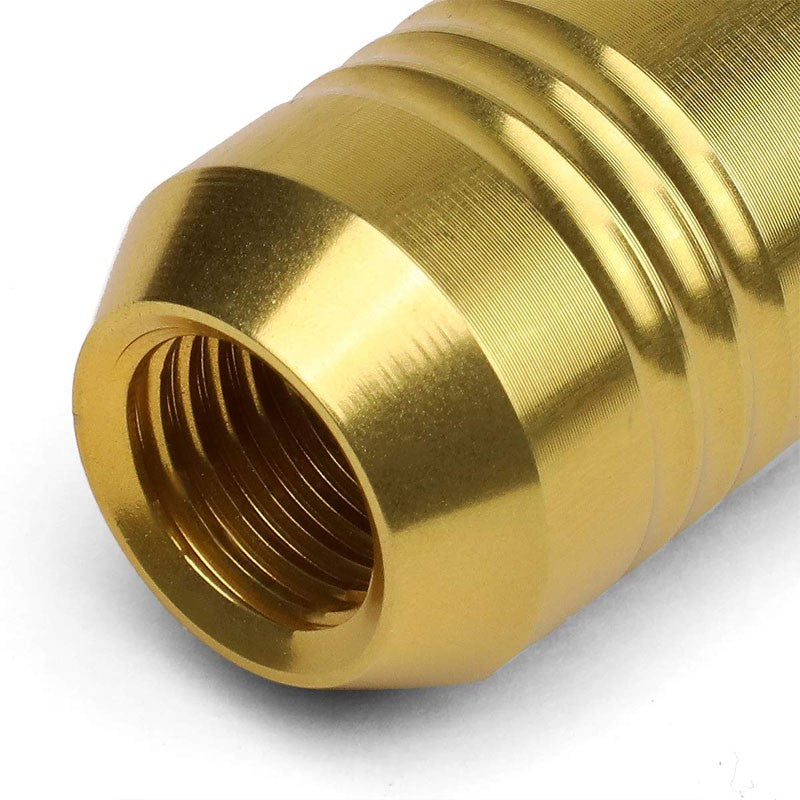 J2 Aluminum Gold Close End Acorn Tuner M12 x 1.50 20MM OD/50MM Height Lug Nuts-Car & Truck Wheels-BuildFastCar