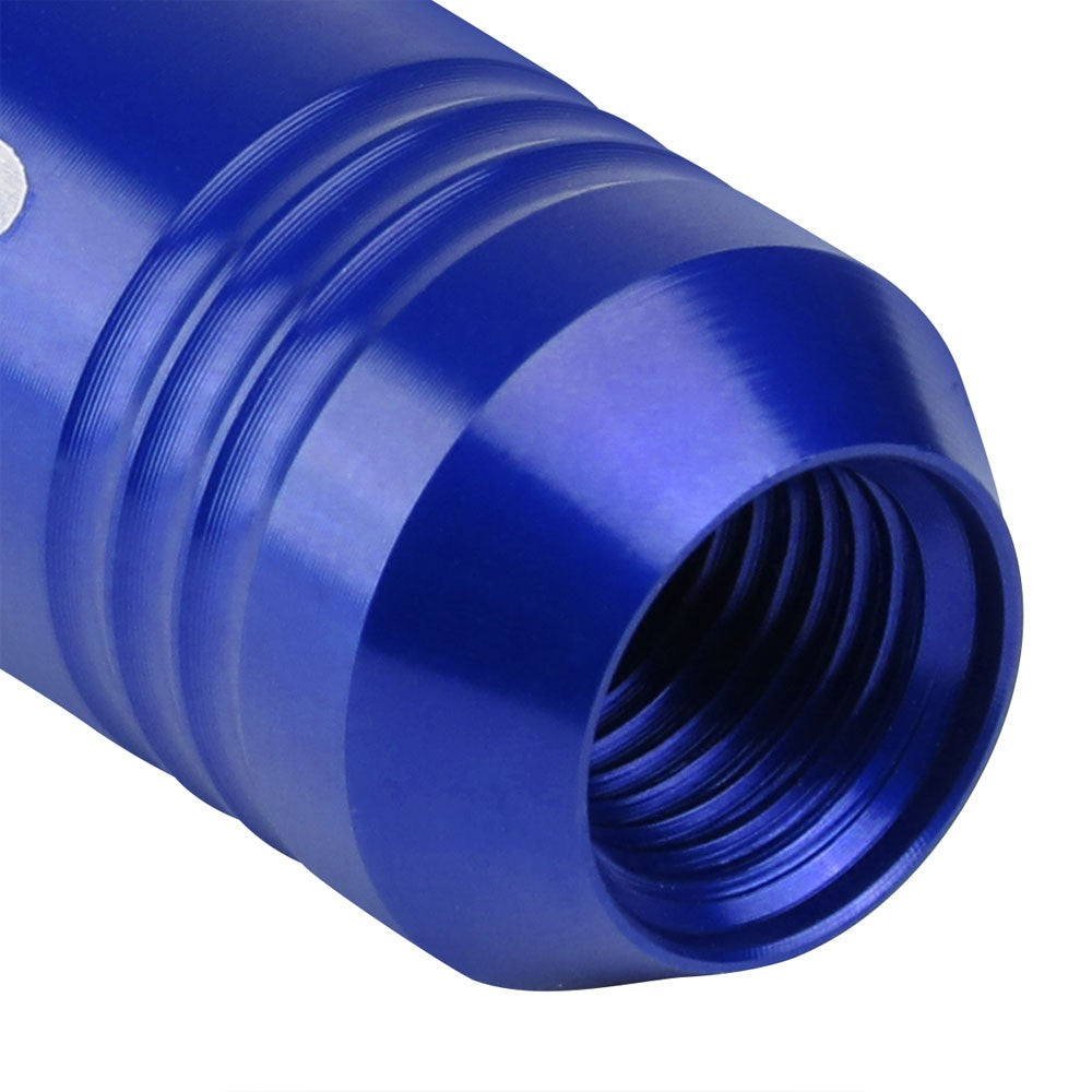 J2 Aluminum Blue Open End Acorn Tuner Lug Nuts Conical Seat M12x1.25 T7-009-Car & Truck Wheels-BuildFastCar