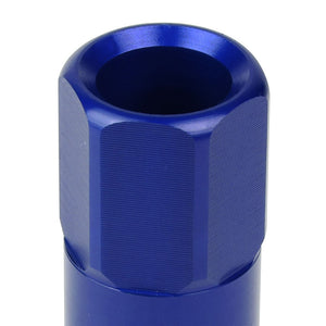 J2 Aluminum Blue Open End Acorn Tuner Lug Nuts Conical Seat M12x1.25 T7-009-Car & Truck Wheels-BuildFastCar
