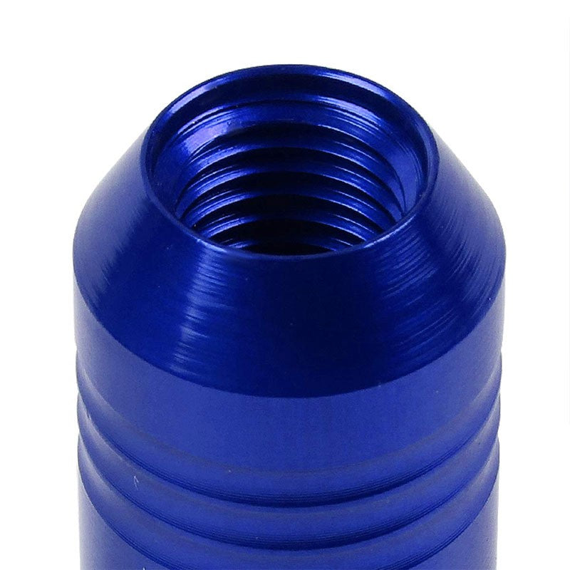 J2 Aluminum Blue Open Top Acorn Tuner M12 x 1.50 20MM OD/60MM Height Lug Nuts-Car & Truck Wheels-BuildFastCar