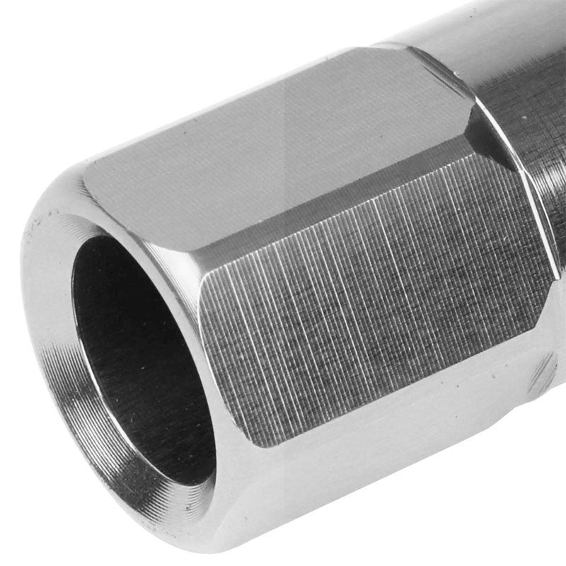 J2 Aluminum Silver Open Top Acorn Tuner M12 x 1.50 20MM OD/60MM Height Lug Nuts-Car & Truck Wheels-BuildFastCar