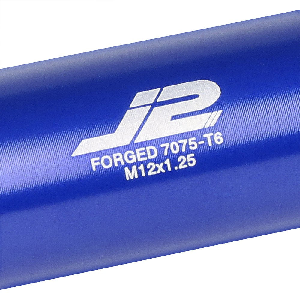 J2 Blue M12x1.25 Open End Acorn Tuner Lug Nuts