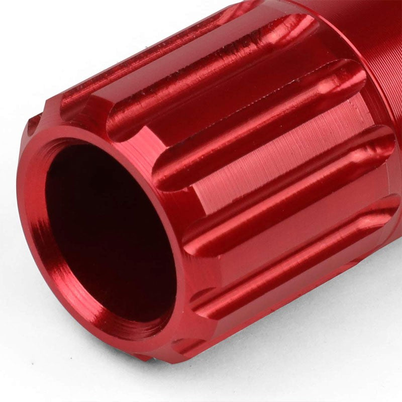 J2 Red Open End Acorn Tuner M12 x 1.50 20MM OD/60MM 16 Lug Nuts+4 Lock Nuts-Car & Truck Wheels-BuildFastCar