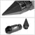 J2 Black Open Knurled End Acorn Spike Cap Lug Nuts Conical Seat M12x1.25 T7-022-Car & Truck Wheels-BuildFastCar