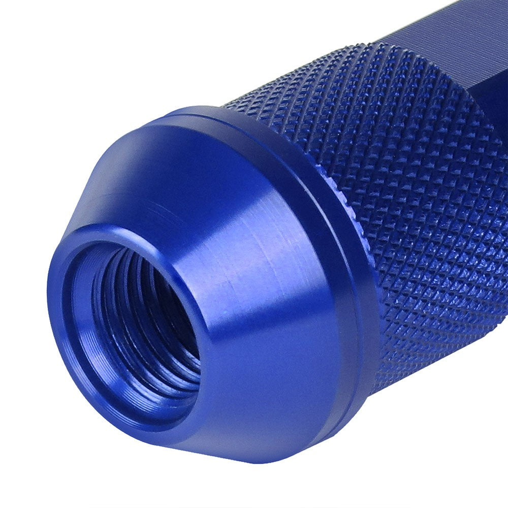 J2 M12x1.25 Open Double Knurled End Acorn Tuner Lug Nuts