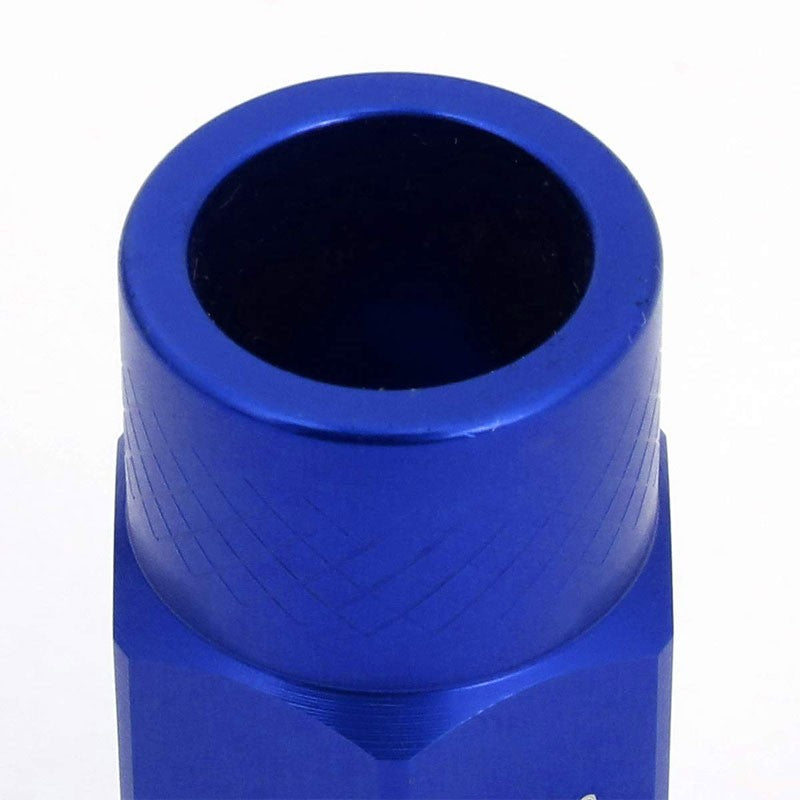 J2 Blue Open Knurled End Acorn Tuner M12 x 1.50 25MM OD/50MM Height Lug Nuts-Car & Truck Wheels-BuildFastCar-BFC-LN-T7-034-15-BL