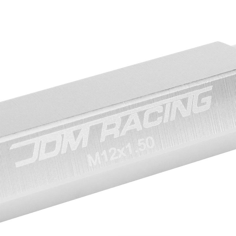 Silver Aluminum M12x1.50 90MM Tall Open Rim End Acorn Tuner 20x Conical Lug Nuts-Accessories-BuildFastCar