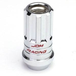 Chrome Aluminum M12x1.25 Conical Open Acorn Lock Tuner 16x Lug Nuts+4 Lock Nuts-Accessories-BuildFastCar