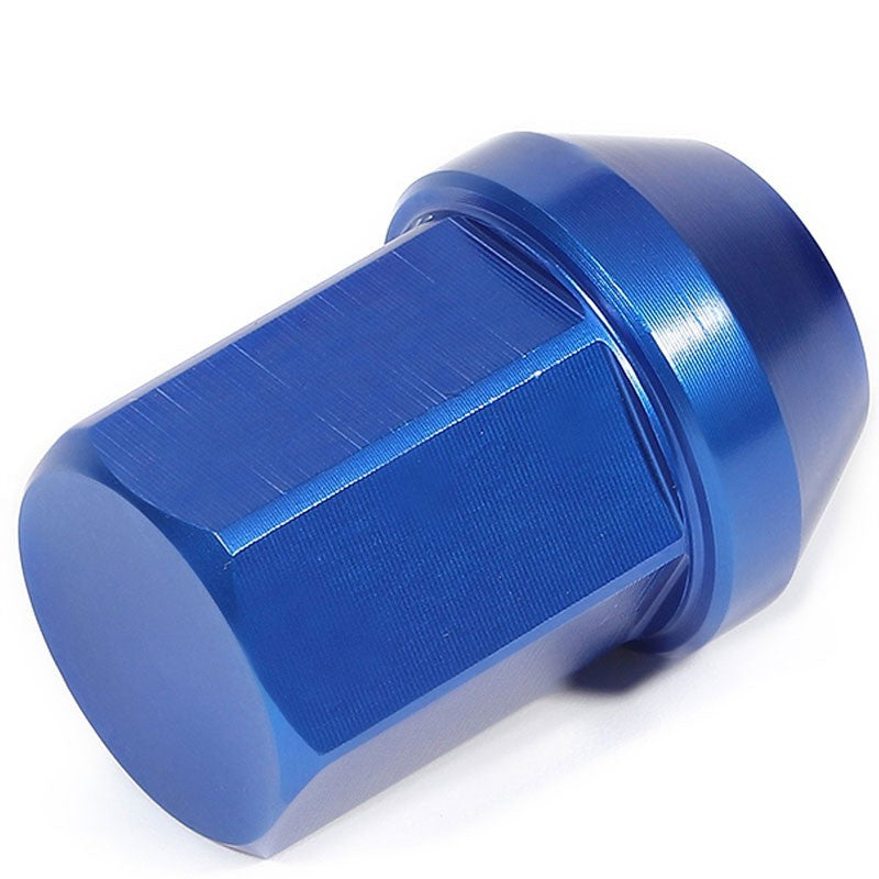 Blue Aluminum M12x1.50 35MM Short Close End Acorn Tuner 20x Conical Lug Nuts-Accessories-BuildFastCar