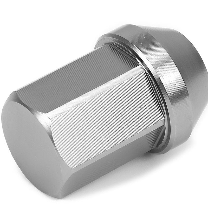 Gunmetal Aluminum M12x1.50 35MM Short Close End Acorn Tuner 20x Conical Lug Nuts-Accessories-BuildFastCar