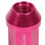 Pink Aluminum M12x1.50 35MM Short Close End Acorn Tuner 20x Conical Lug Nuts-Accessories-BuildFastCar